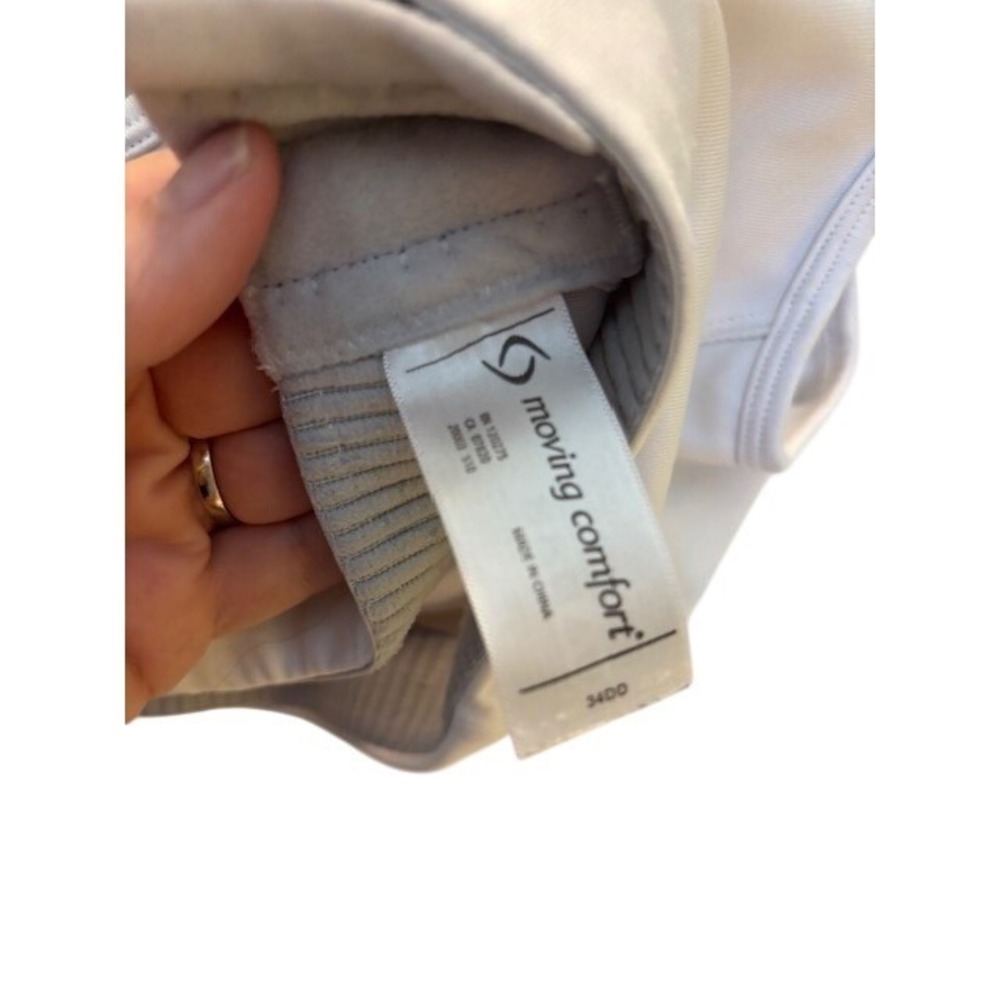 Moving Comfort White High Impact Sports Bra Adjustable Straps 34DD - Picture 4 of 4